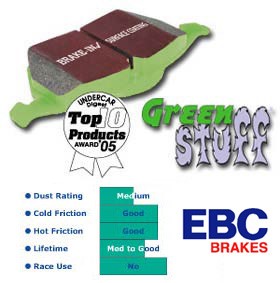 Bromsbeläggsats GREENSTUFF, Fram Ebc brakes DP2517-2 EBC Brakes