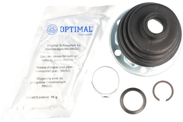 Dammskydd, drivaxel, På hjulsidan, på växellådssidan, Bakaxel hög