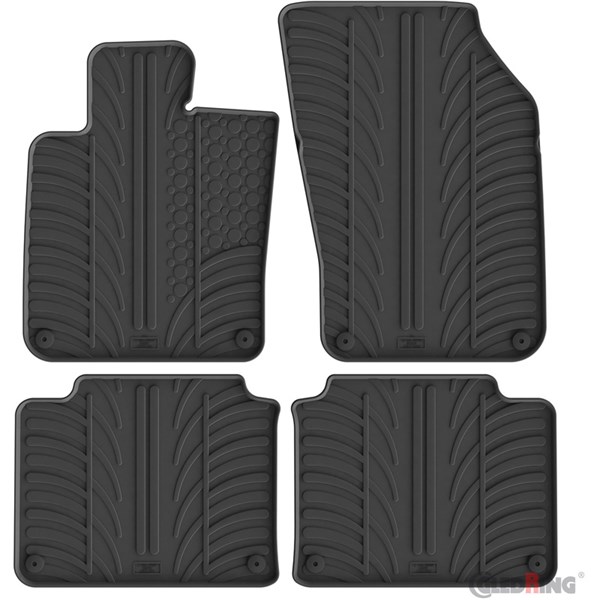 Gummimatta kupé Volvo S90/V90 , Fram och bak GledRing Gummimatta kupé Volvo S90/V90 , Fram och bak GledRing