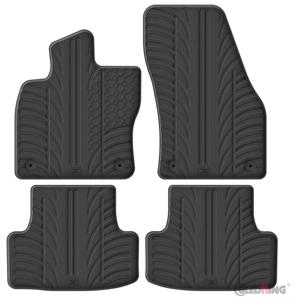 Gummimatta kupé Skoda Karoq , Fram och bak Autostyle GL 0476 AutoStyle