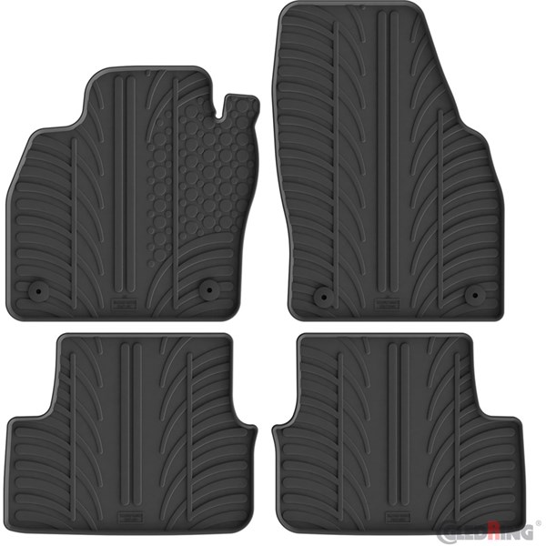 Gummimatta kupé Audi A1 (GB) , Fram och bak AutoStyle Gummimatta kupé Audi A1 (GB) , Fram och bak AutoStyle