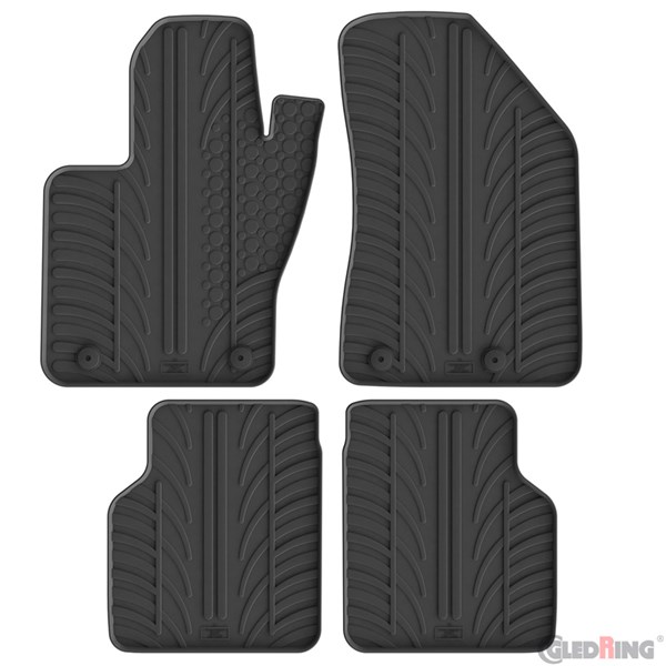 Gummimatta kupé Jeep Compass, Fram och bak Autostyle GL 0751 AutoStyle