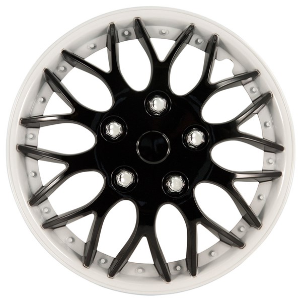 Navkapslar Hjulsidor, Universal Autostyle PP 9706BW AutoStyle