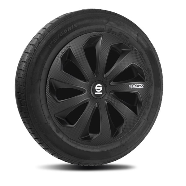 Navkapslar Hjulsidor, Universal Sparco SP 1474BKC
