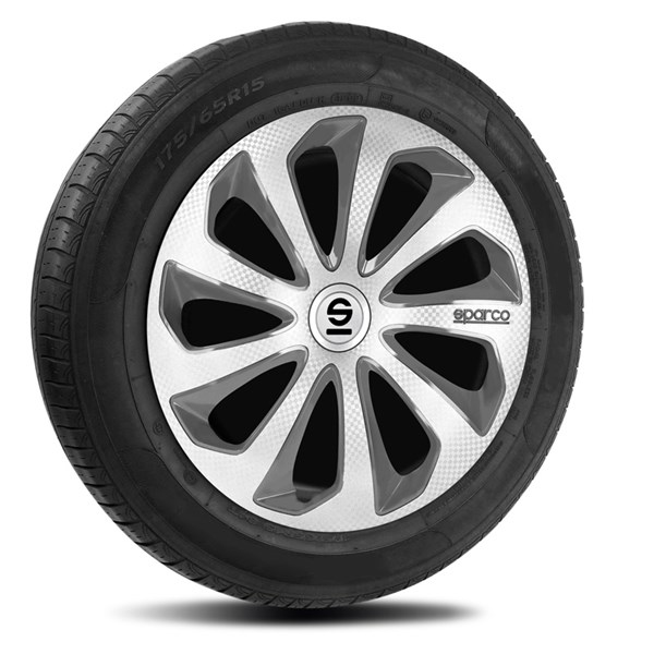 Navkapslar Hjulsidor, Universal Sparco SP 1475SVGRC Navkapslar Hjulsidor, Universal Sparco SP 1475SVGRC