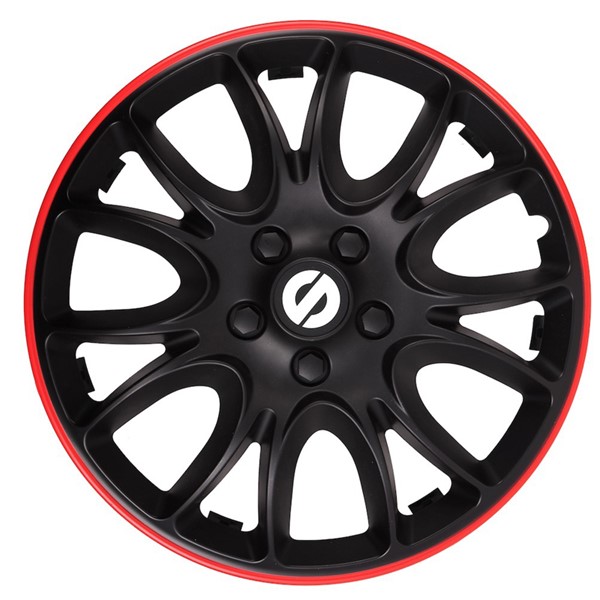 Navkapslar Hjulsidor, Universal Autostyle SP 1494BKRD AutoStyle