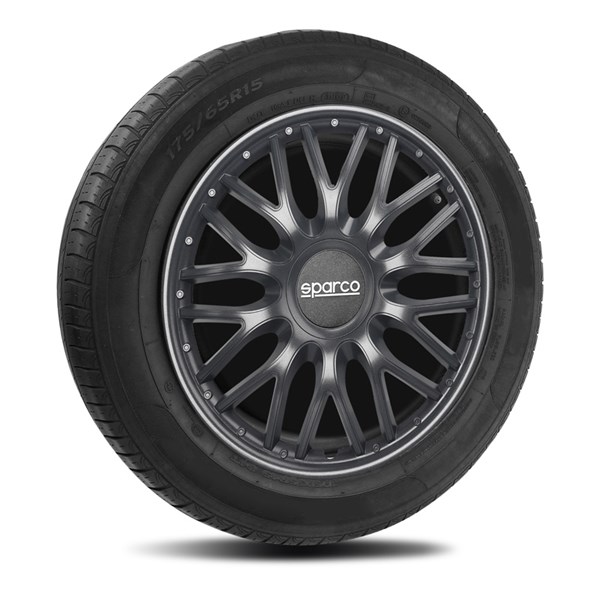 Navkapslar Hjulsidor, Universal Sparco SP 1496GR Navkapslar Hjulsidor, Universal Sparco SP 1496GR