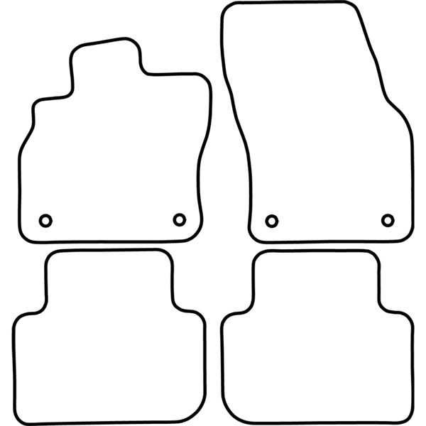 Textilmatta, kupé, Fram och bak Autostyle TM AU550 AutoStyle Textilmatta, kupé, Fram och bak Autostyle TM AU550 AutoStyle