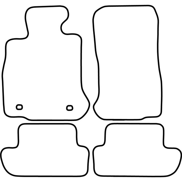 Textilmatta, kupé, Fram och bak Autostyle TM BM541 AutoStyle Textilmatta, kupé, Fram och bak Autostyle TM BM541 AutoStyle