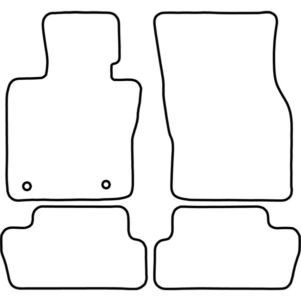 Textilmatta, kupé, Fram och bak Autostyle TM BM545 AutoStyle