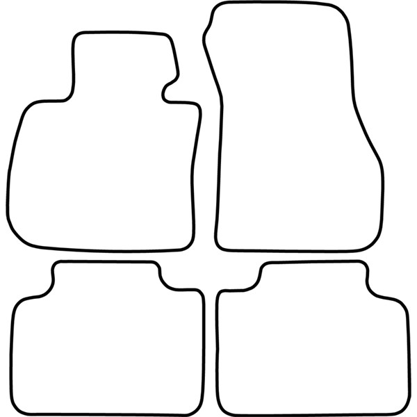 Textilmatta, kupé, Fram och bak Autostyle TM BM554 AutoStyle