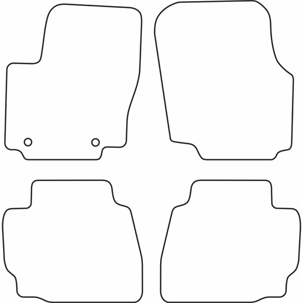 Textilmatta, kupé, Fram och bak Autostyle TM FO537V AutoStyle Textilmatta, kupé, Fram och bak Autostyle TM FO537V AutoStyle