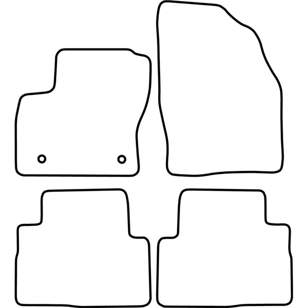 Textilmatta, kupé, Fram och bak Autostyle TM FO556 AutoStyle Textilmatta, kupé, Fram och bak Autostyle TM FO556 AutoStyle