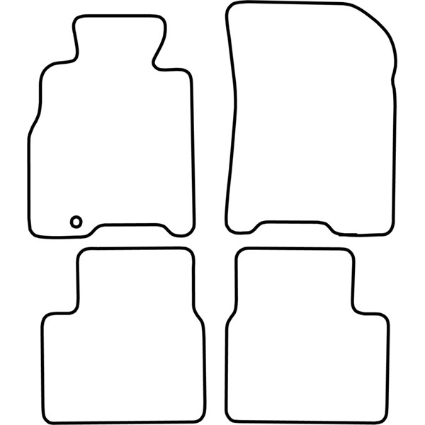 Textilmatta, kupé, Fram och bak Autostyle TM MA503 AutoStyle
