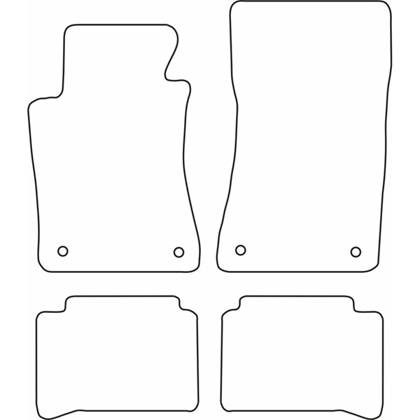 Textilmatta, kupé, Fram och bak Autostyle TM ME506V AutoStyle