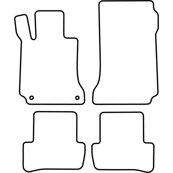 Textilmatta, kupé, Fram och bak Autostyle TM ME523V AutoStyle