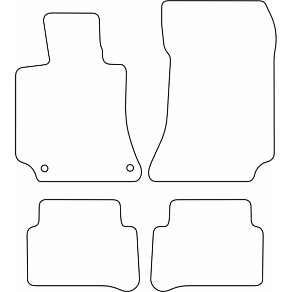 Textilmatta, kupé, Fram och bak Autostyle TM ME525V AutoStyle