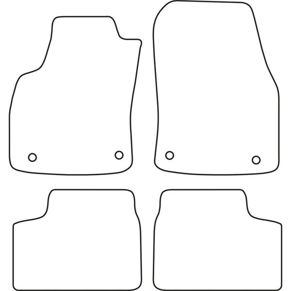 Textilmatta, kupé, Fram och bak Autostyle TM OP524V AutoStyle Textilmatta, kupé, Fram och bak Autostyle TM OP524V AutoStyle