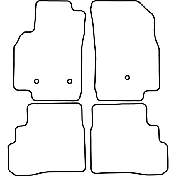 Textilmatta, kupé, Fram och bak Autostyle TM OP553 AutoStyle Textilmatta, kupé, Fram och bak Autostyle TM OP553 AutoStyle