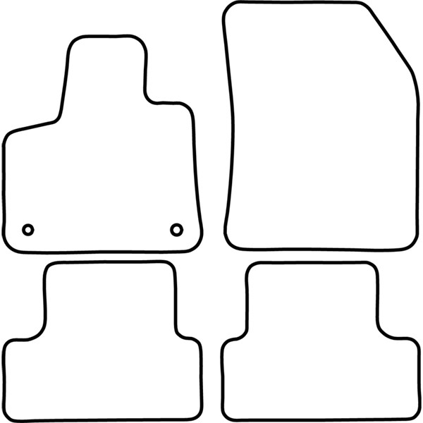 Textilmatta, kupé, Fram och bak Autostyle TM OP558 AutoStyle Textilmatta, kupé, Fram och bak Autostyle TM OP558 AutoStyle