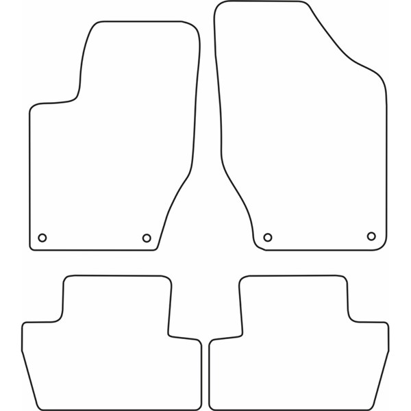 Textilmatta, kupé, Fram och bak Autostyle TM PE524V AutoStyle Textilmatta, kupé, Fram och bak Autostyle TM PE524V AutoStyle
