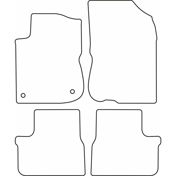 Textilmatta, kupé, Fram och bak Autostyle TM PE532 AutoStyle Textilmatta, kupé, Fram och bak Autostyle TM PE532 AutoStyle