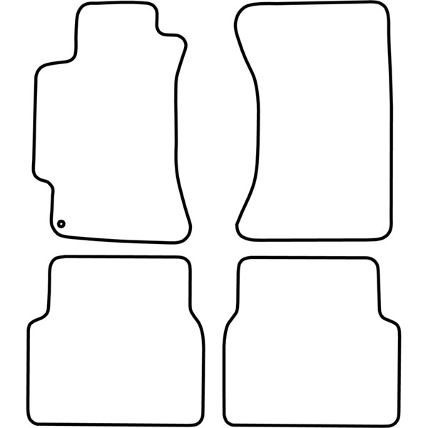 Textilmatta, kupé, Fram och bak Autostyle TM SB508V AutoStyle