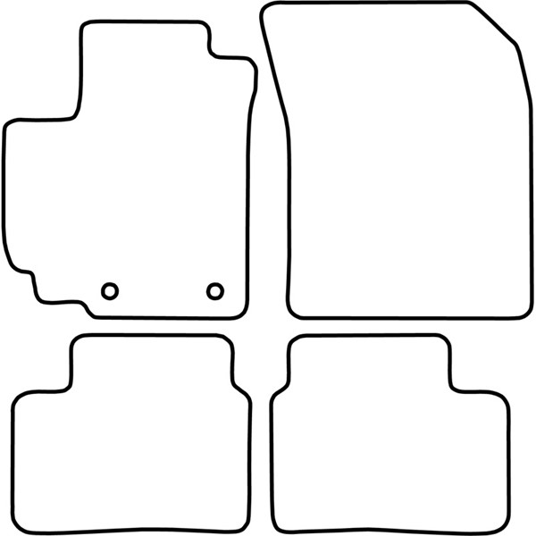 Textilmatta, kupé, Fram och bak Autostyle TM SZ522 AutoStyle Textilmatta, kupé, Fram och bak Autostyle TM SZ522 AutoStyle