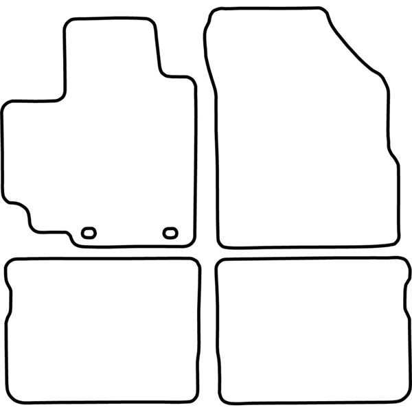 Textilmatta, kupé, Fram och bak Autostyle TM SZ524 AutoStyle Textilmatta, kupé, Fram och bak Autostyle TM SZ524 AutoStyle