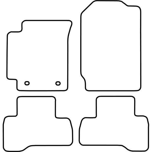 Textilmatta, kupé, Fram och bak Autostyle TM SZ527 AutoStyle Textilmatta, kupé, Fram och bak Autostyle TM SZ527 AutoStyle