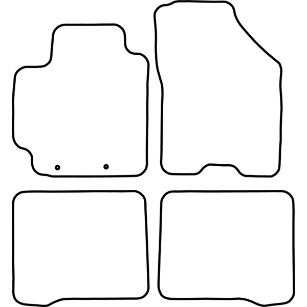 Textilmatta, kupé, Fram och bak Autostyle TM SZ530 AutoStyle Textilmatta, kupé, Fram och bak Autostyle TM SZ530 AutoStyle