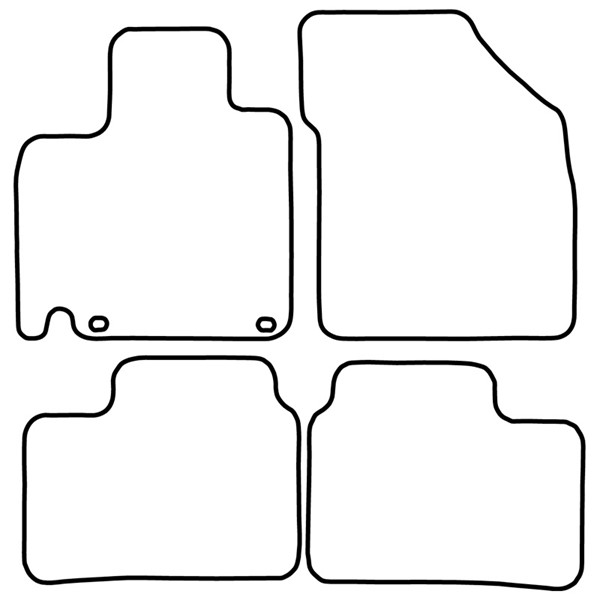 Textilmatta, kupé, Fram och bak Autostyle TM SZ531 AutoStyle Textilmatta, kupé, Fram och bak Autostyle TM SZ531 AutoStyle