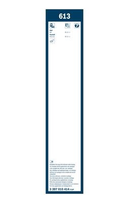 Torkarblad, Fram Bosch Twin 3 397 010 414 BOSCH