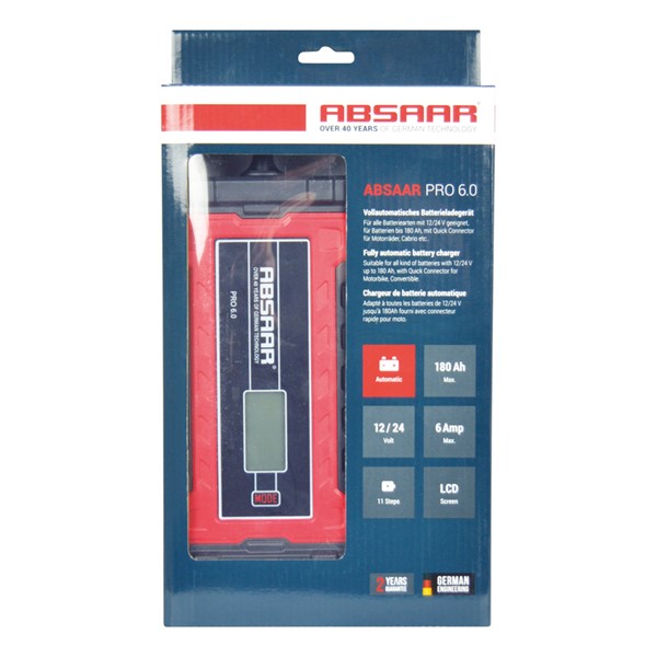 Batteriladdare, Universal 12-24VV Absaar Absaar