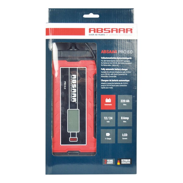 Batteriladdare, Universal 12-24VV Absaar Absaar
