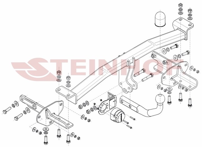 Dragkrok, Standard Fiat Tipo Kombi (356_, 357_) Steinhof F-156 Steinhof Dragkrok, Standard Fiat Tipo Kombi (356_, 357_) Steinhof F-156 Steinhof