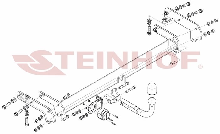 Dragkrok, Standard Ford Usa Edge Steinhof F-207 Steinhof