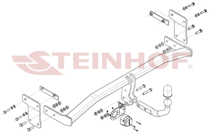 Dragkrok, Standard Hyundai i30 (pde, Pd, Pden) Steinhof Steinhof