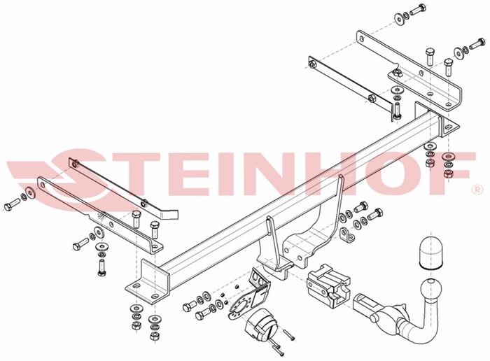 Dragkrok, Avtagbar Suzuk Swift V (az) Steinhof FS-419 Steinhof