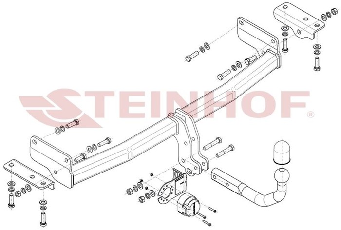 Dragkrok, Standard Ssang Xlv Suv Steinhof S-472 Steinhof Dragkrok, Standard Ssang Xlv Suv Steinhof S-472 Steinhof