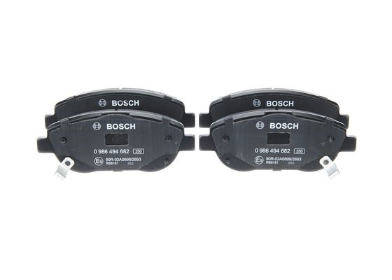 Bromsbeläggsats, Framaxel Bosch 0 986 494 682 BOSCH