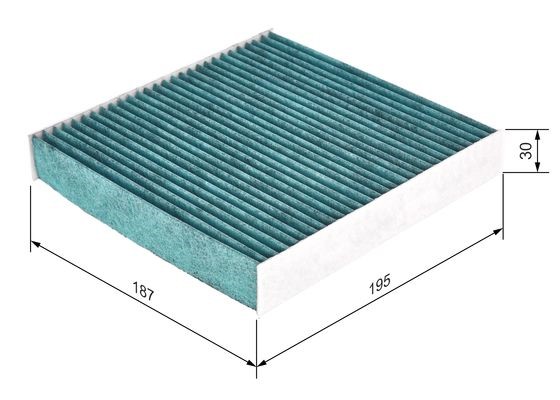 Kupefilter Bosch FILTER+ 0 986 628 531 BOSCH