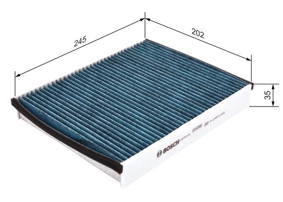 Kupefilter Bosch FILTER+ 0 986 628 538 BOSCH