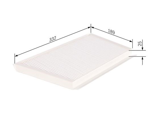 Kupefilter, Motorrum BOSCH