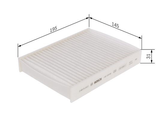 Kupefilter Bosch 1 987 435 066 BOSCH