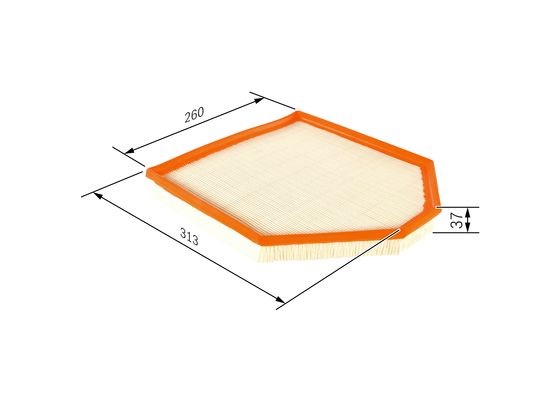 Luftfilter Bosch F 026 400 447 BOSCH