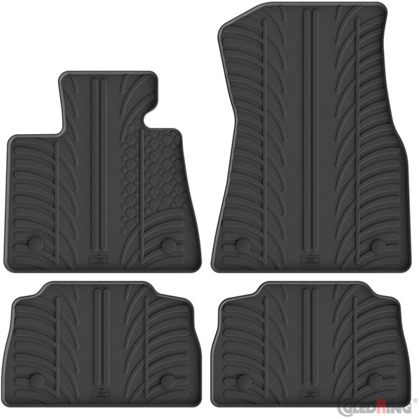 Gummimatta kupé BMW X6 (G06), Fram och bak Gledring GL 0539 GledRing