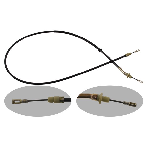 Vajer, parkeringsbroms, Höger bak Febi bilstein 34395 FEBI BILSTEIN
