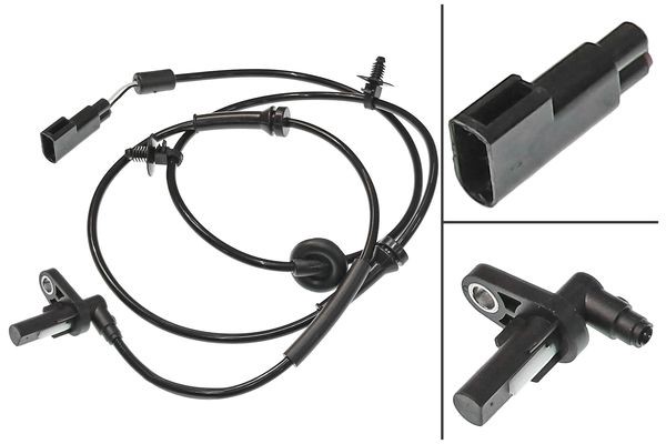 ABS-givare, Sensor, hjulvarvtal, Fram, höger eller vänster