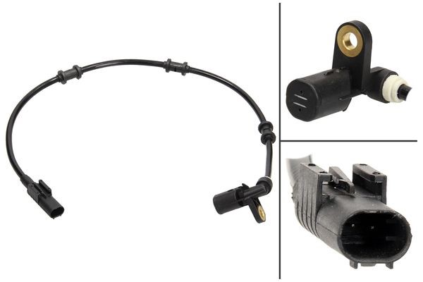 ABS-givare, Sensor, hjulvarvtal, Bakaxel höger